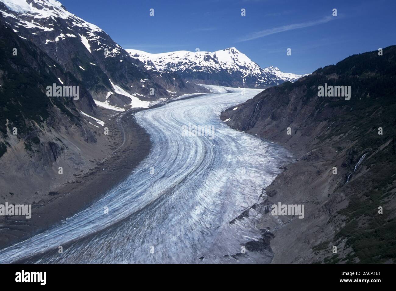 Salmon Gletscher, Gletscher, Stewart, British Columbia, Kanada, Kanada, Amerika, Nordamerika, Stockfoto