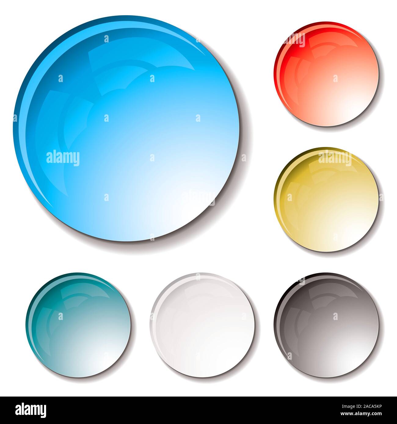 Bubble tasten Gel Stockfoto