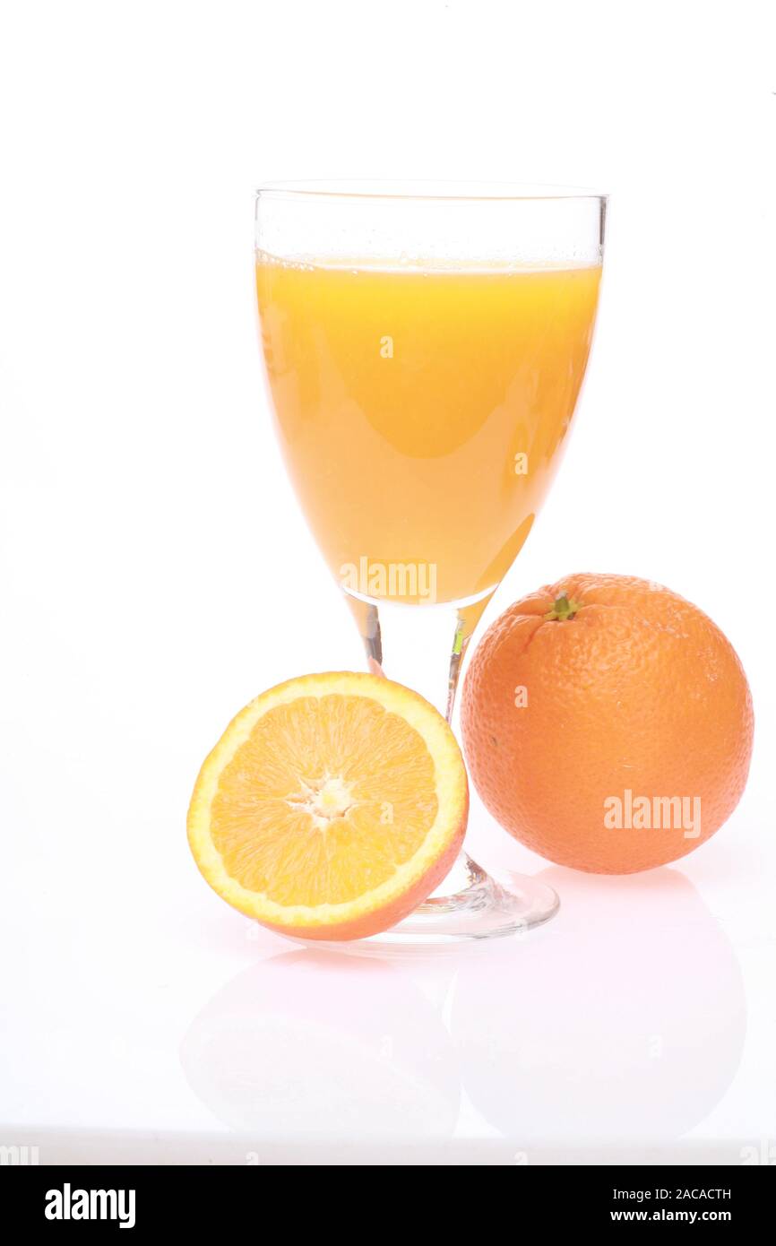Orangensaft Stockfoto