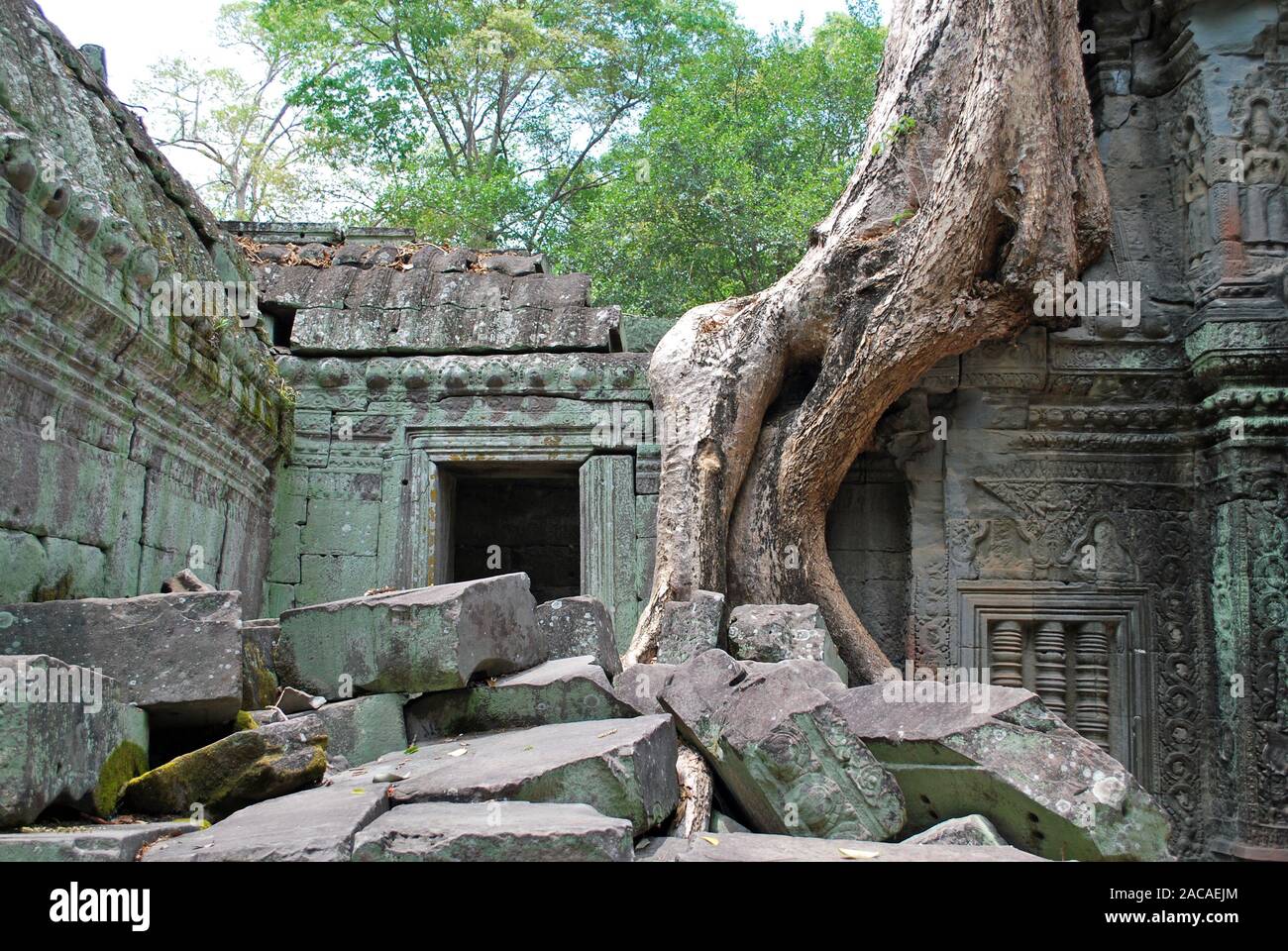 Khmer Tempelanlage von Angkor Wat Stockfoto