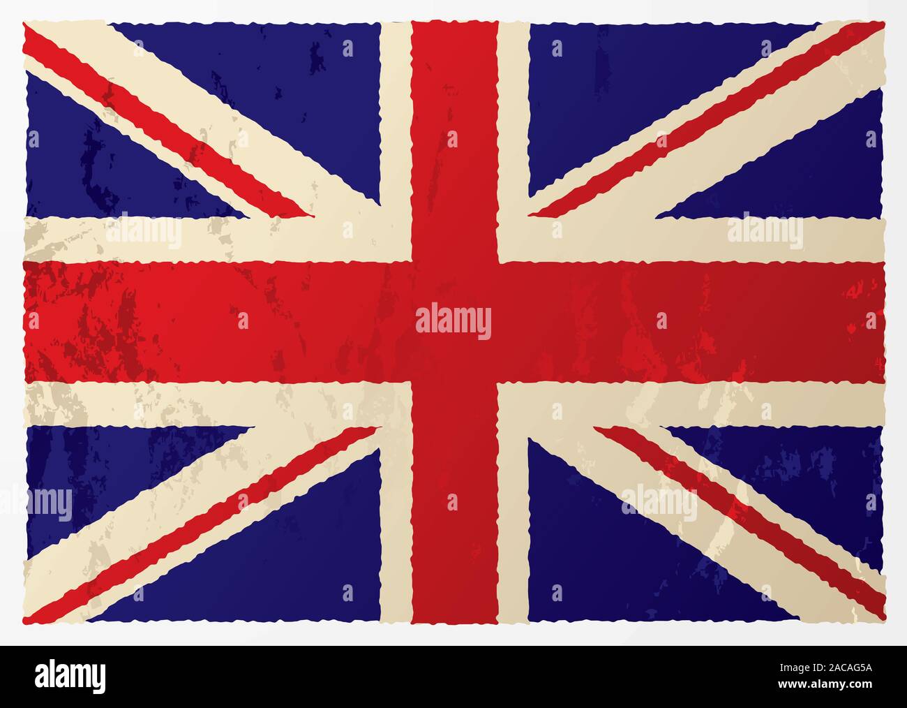 Grunge Britische Flagge Stockfoto