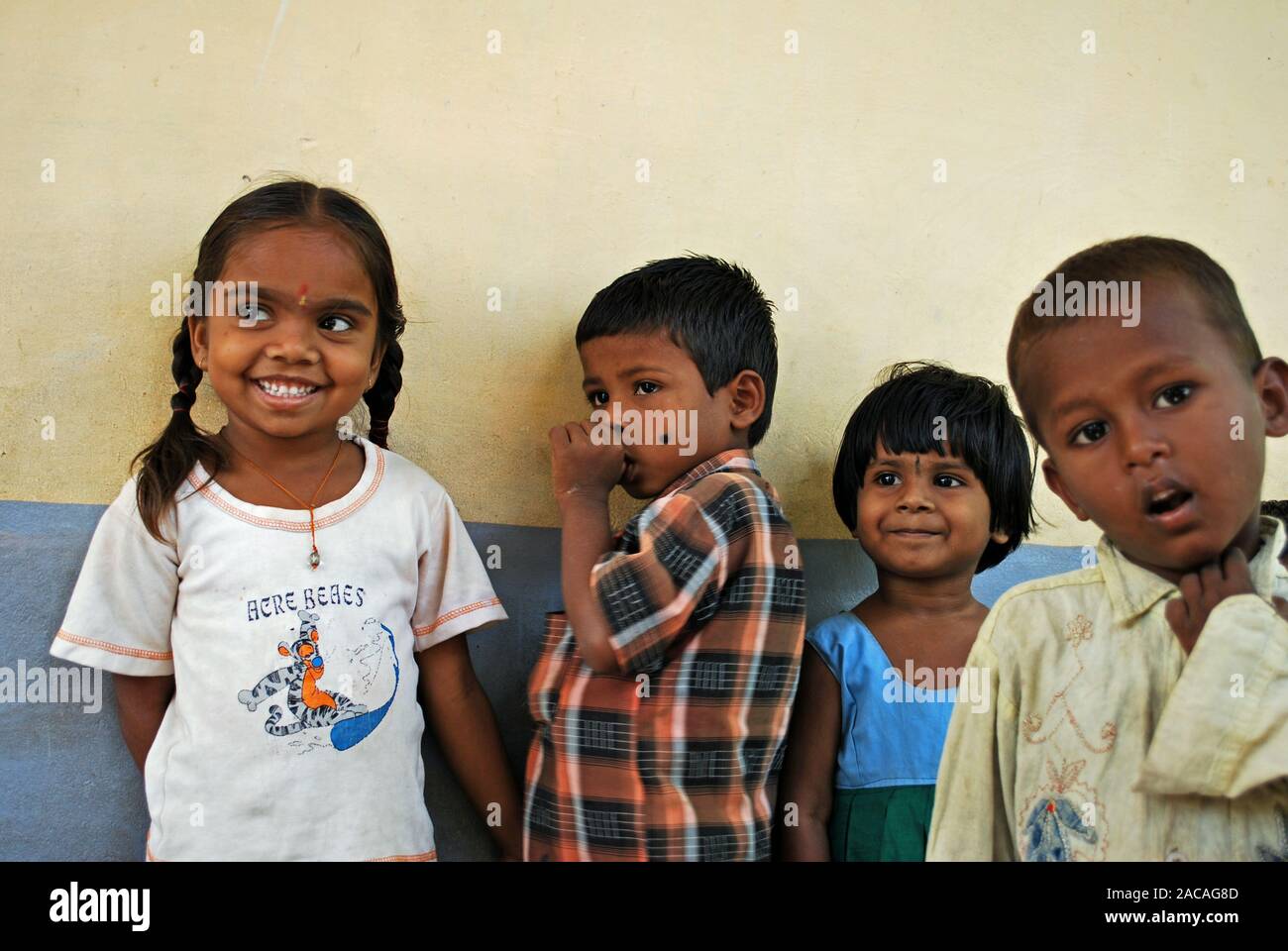 Kinder in Indien, Asien Stockfoto
