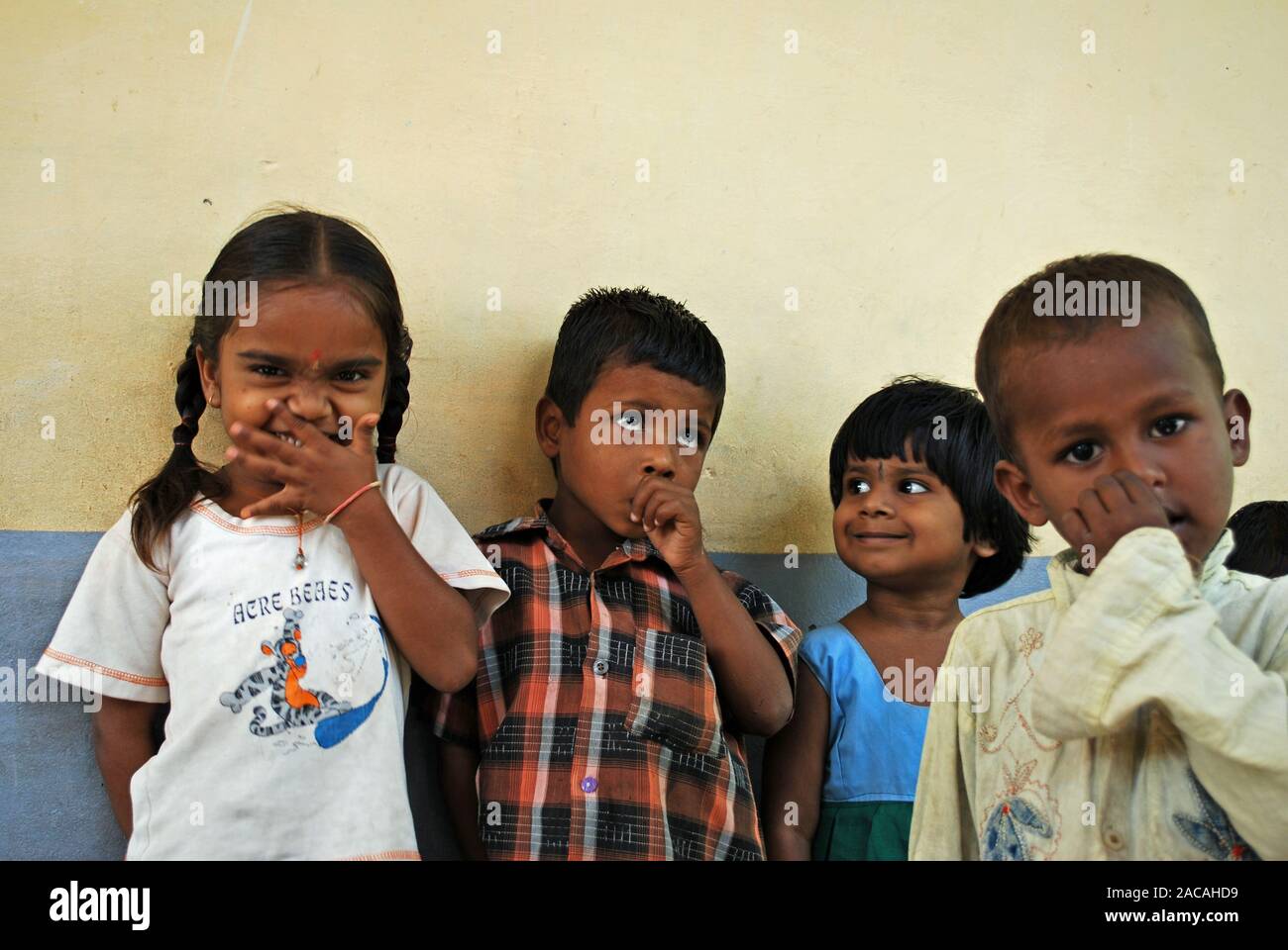 Kinder in Indien, Asien Stockfoto