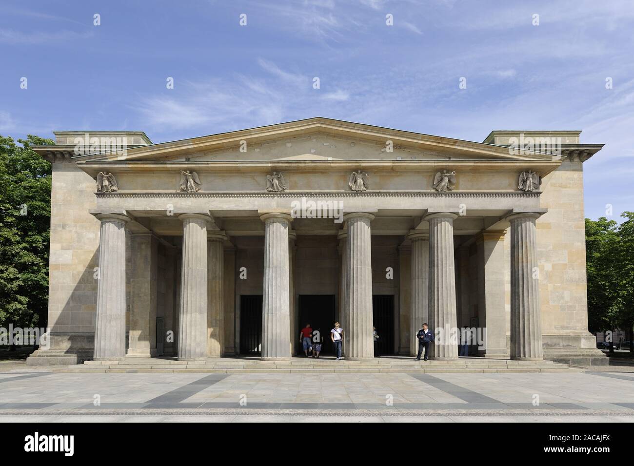 Neue Wache in Berlin, Unter den Linden" Stockfoto