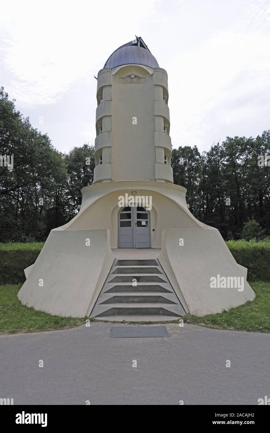Einstein Turm des Astrophysikalischen Instituts in Potsdam, Brandenburg Stockfoto