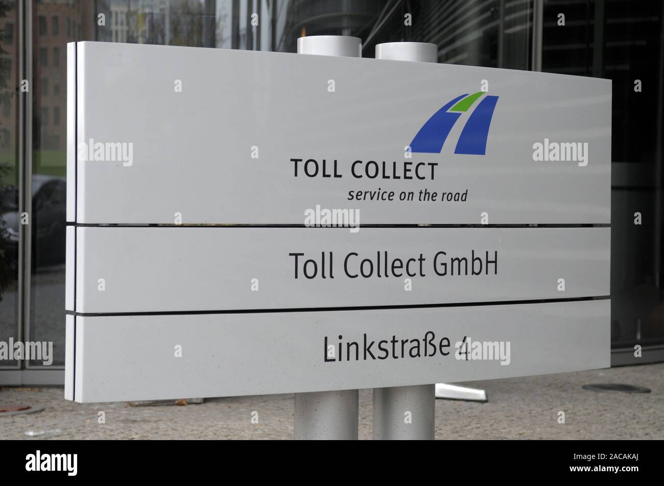 Sitz der Firma Toll Collect (Maut) in Berlin. Stockfoto