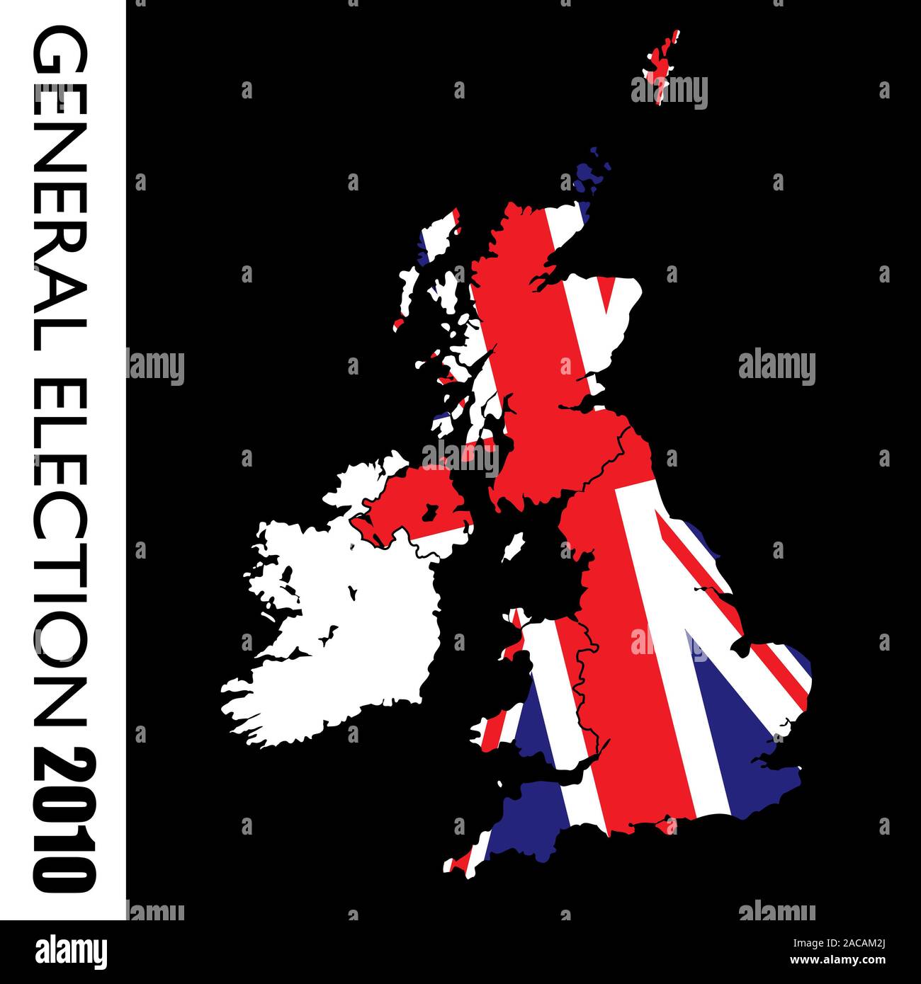 Allgemeine Wahl britischen Stockfoto