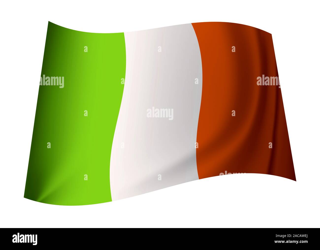 Irland Flagge Stockfoto