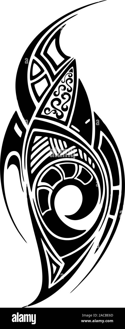 Tattoo Design im Vektor Stockfoto