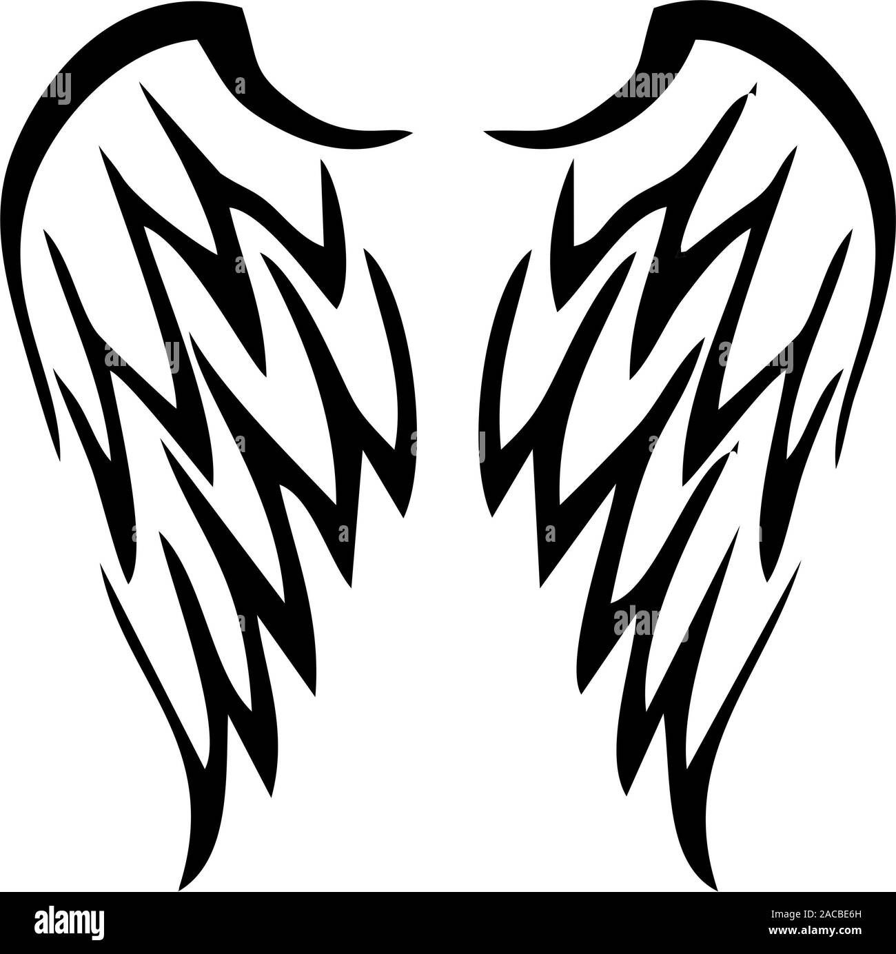 Tattoo Design im Vektor Stockfoto