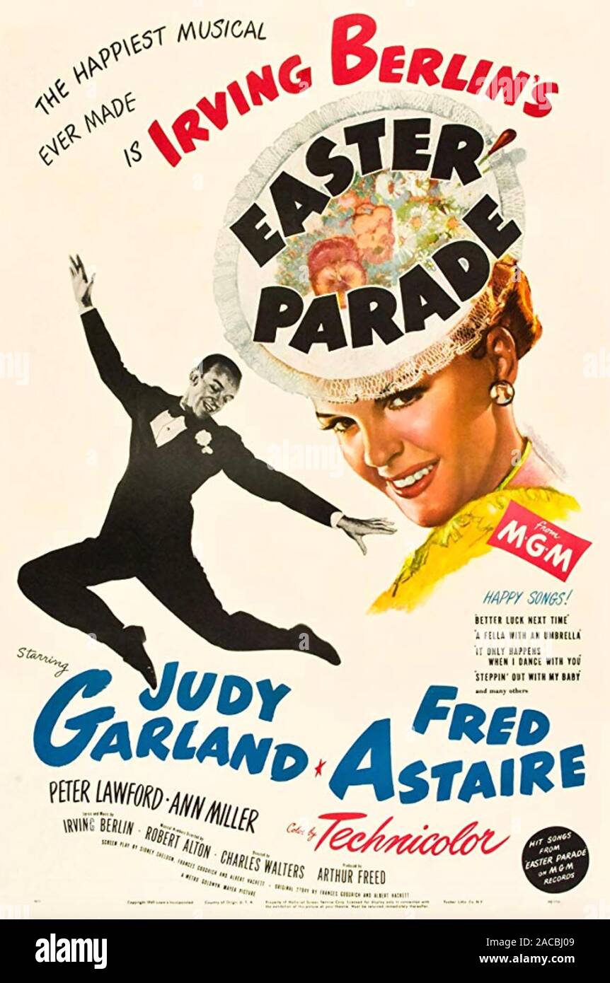 Ostern Parade 1948 MGM film Musical mit Judy Garland Stockfoto