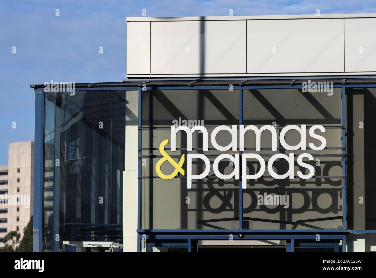 Mamas und Papas in Southampton Stockfoto