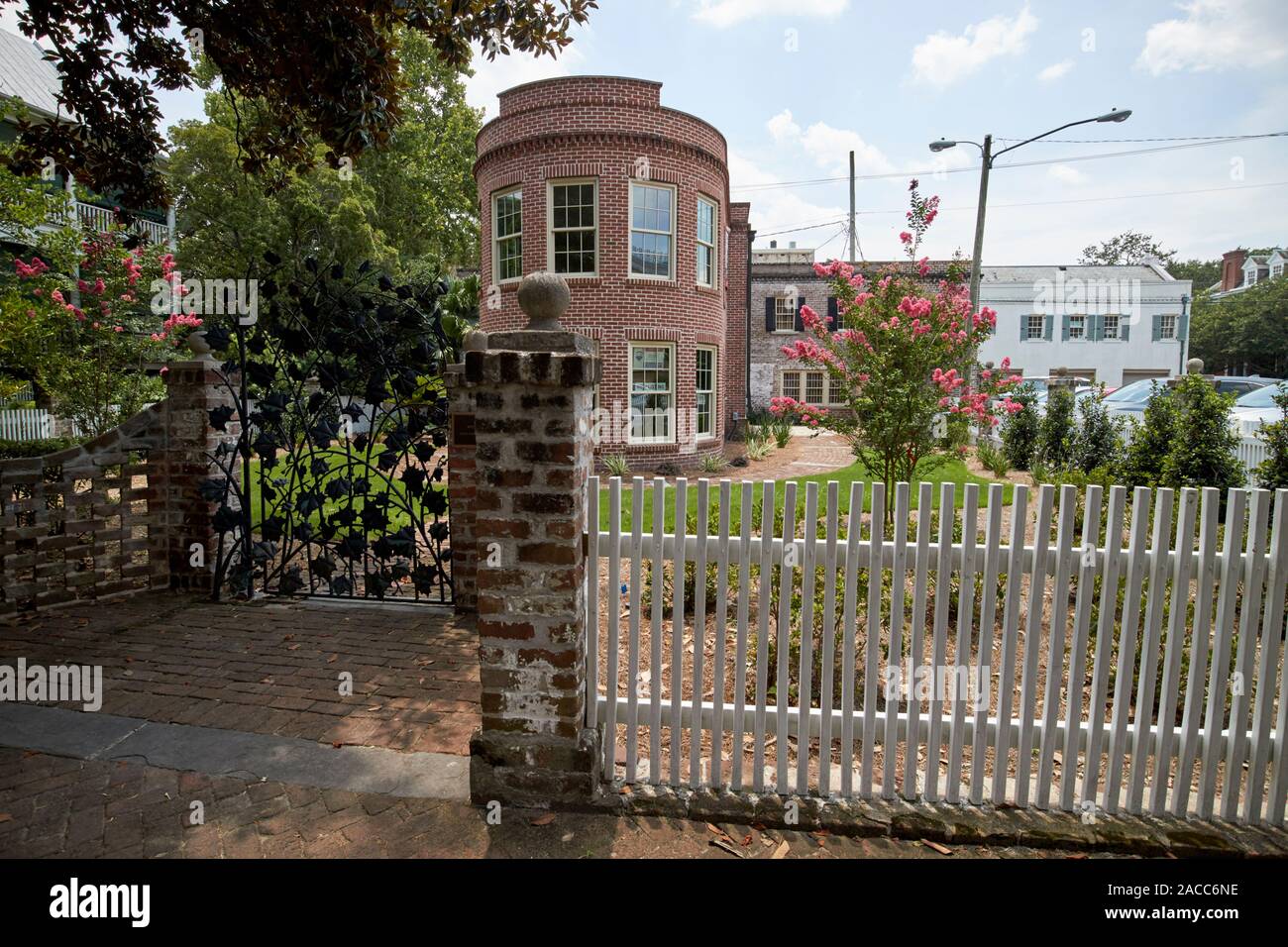 107 Osten Gordon Street Savannah Georgia USA Stockfoto