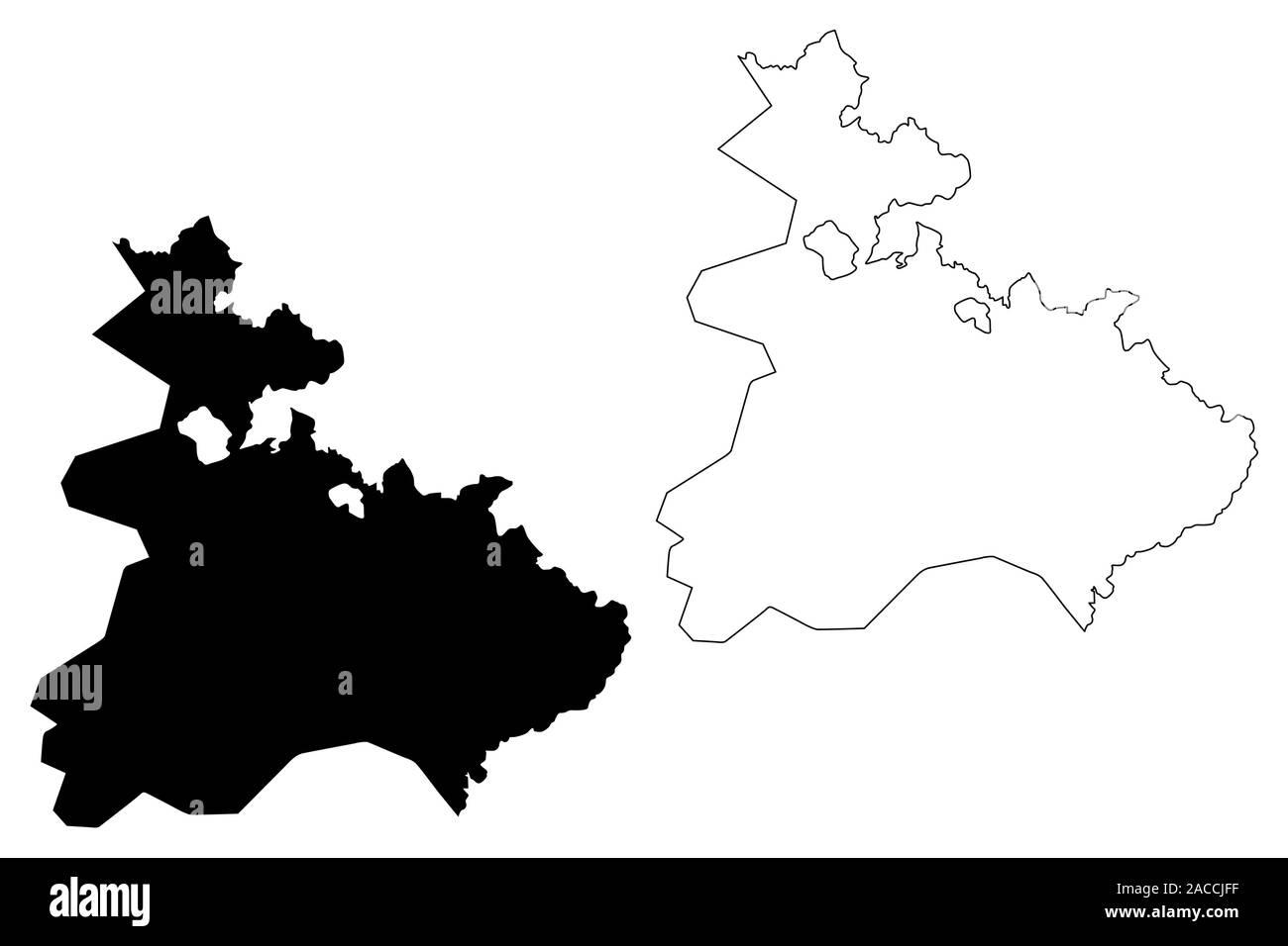 Tavush Provinz (Republik Armenien, administrativen Abteilungen von Armenien) Karte Vektor-illustration, kritzeln Skizze Tavush Karte Stock Vektor