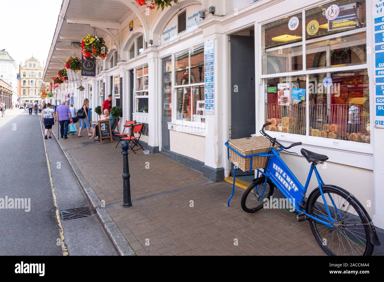 Bäckerei, Metzger' Reihe, Barnstaple, Devon, England, Vereinigtes Königreich Stockfoto