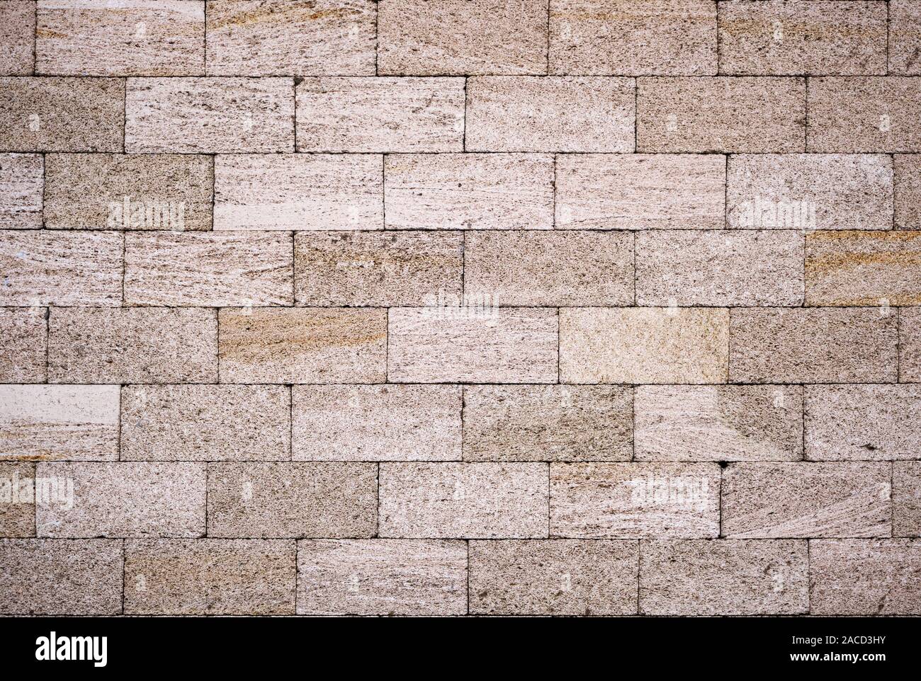 Hintergrund, Textur der Blöcke oder Backsteine. Stockfoto