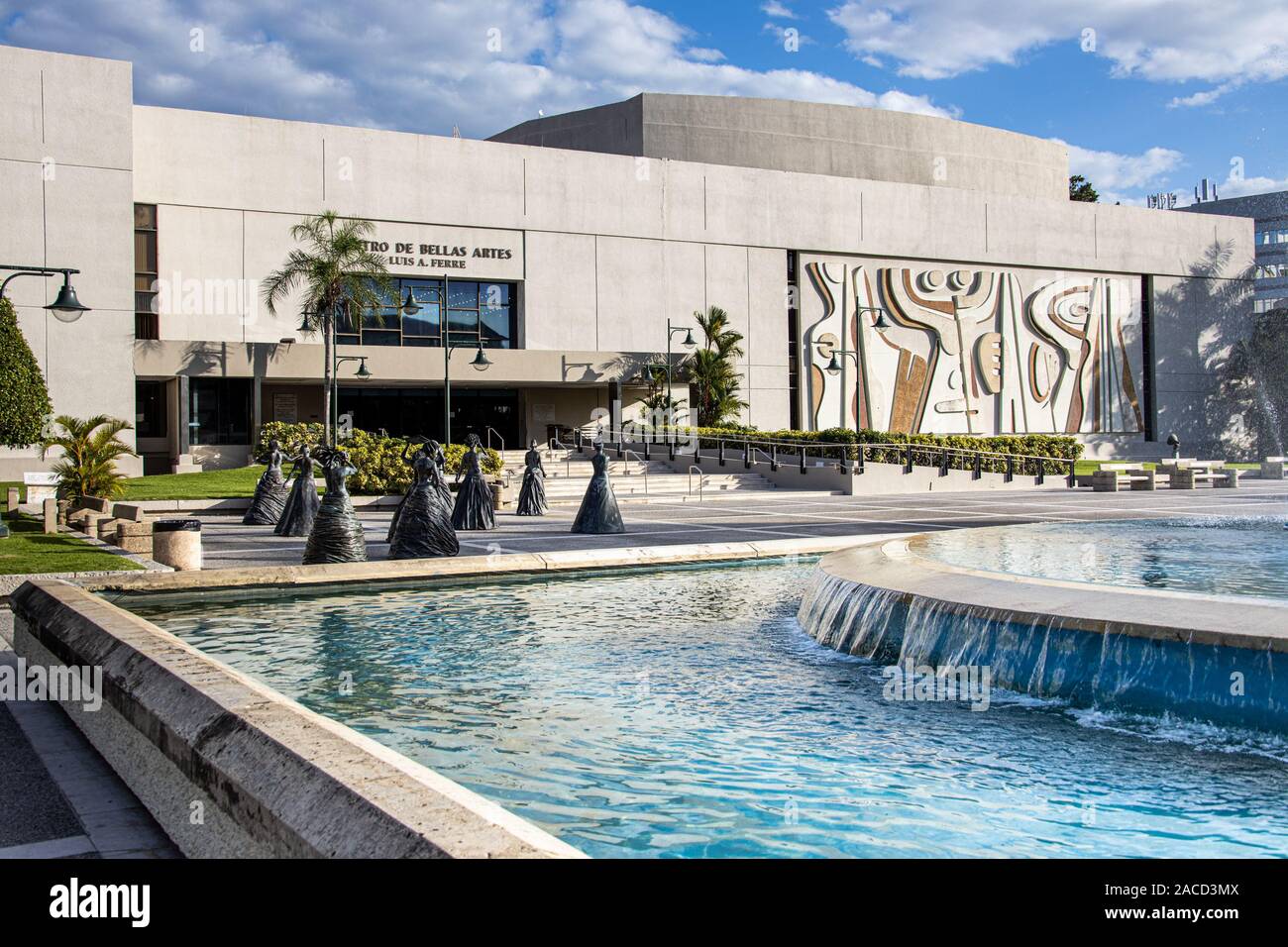 Luis A. Ferré Performing Arts Center, oder Centro de Bellas Artes Luis A. Ferré, Centro de Bellas Artes, San Juan, Puerto Rico Stockfoto