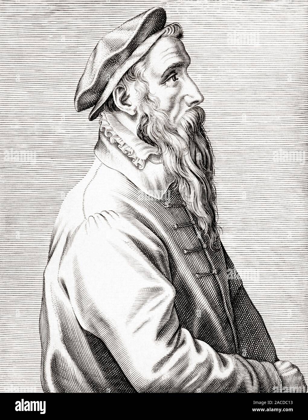 Pieter Bruegel Brueghel Breughel oder (auch) der Ältere, c 1525/1530 - 1569. Der niederländische Künstler. Stockfoto Pieter Bruegel Brueghel Breughel oder (auch) der Ältere, c 1525/1530 - 1569. Der niederländische Künstler. Stockfoto