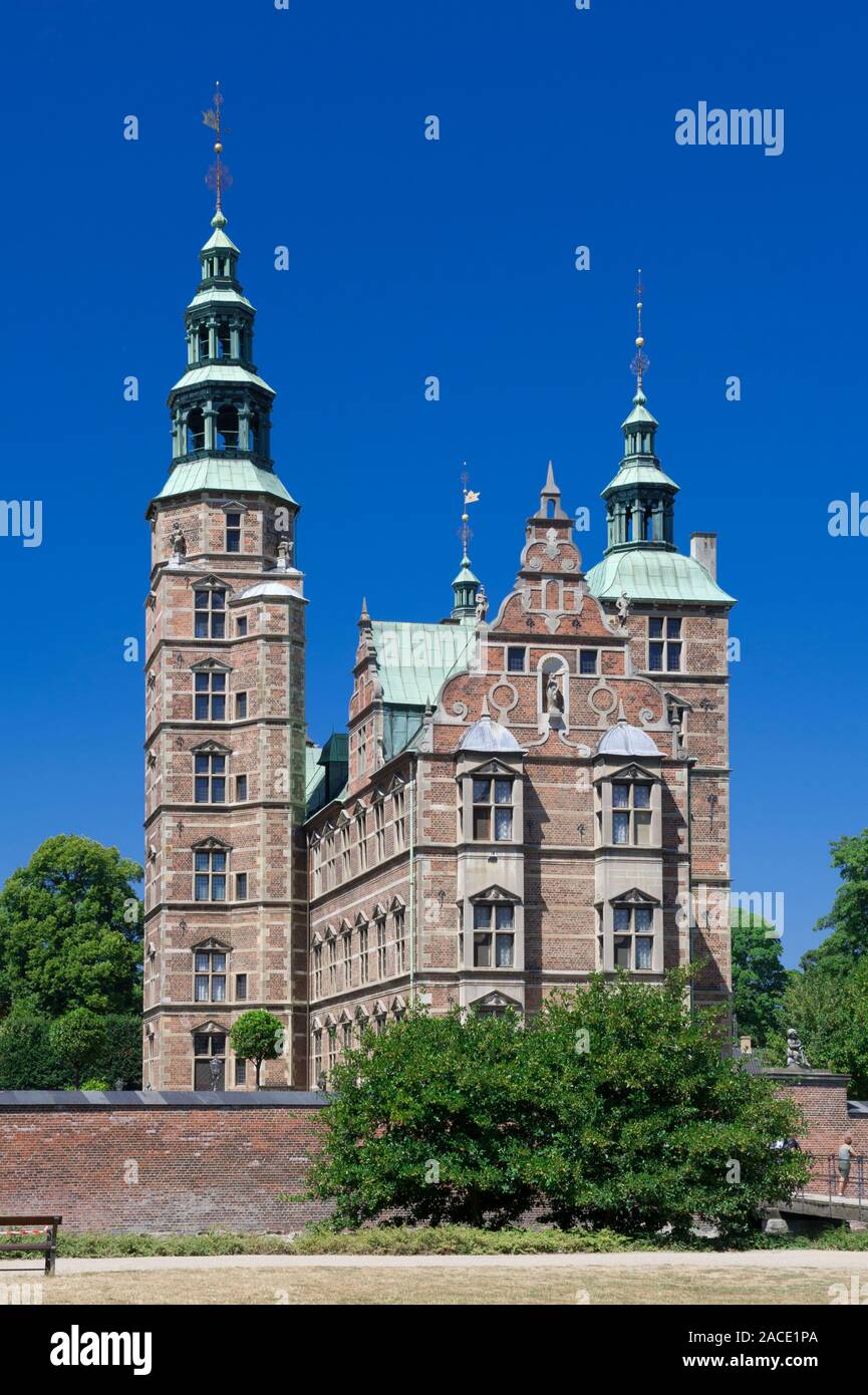 Schloss Rosenborg in Kopenhagen, Dänemark Stockfoto