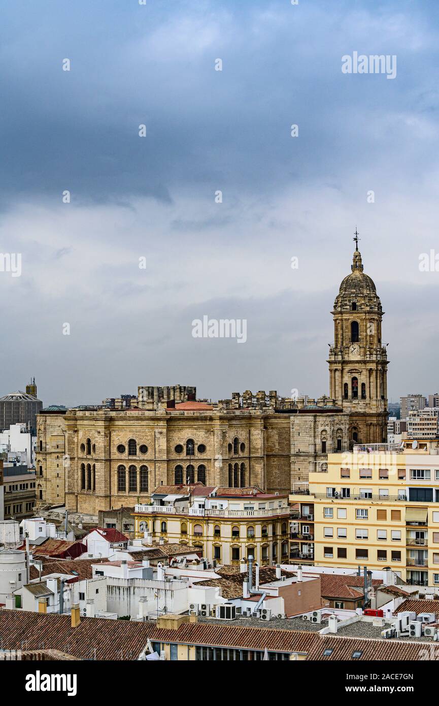 Kathedrale DE LA ENCARNACION, Malaga, Spanien Stockfoto