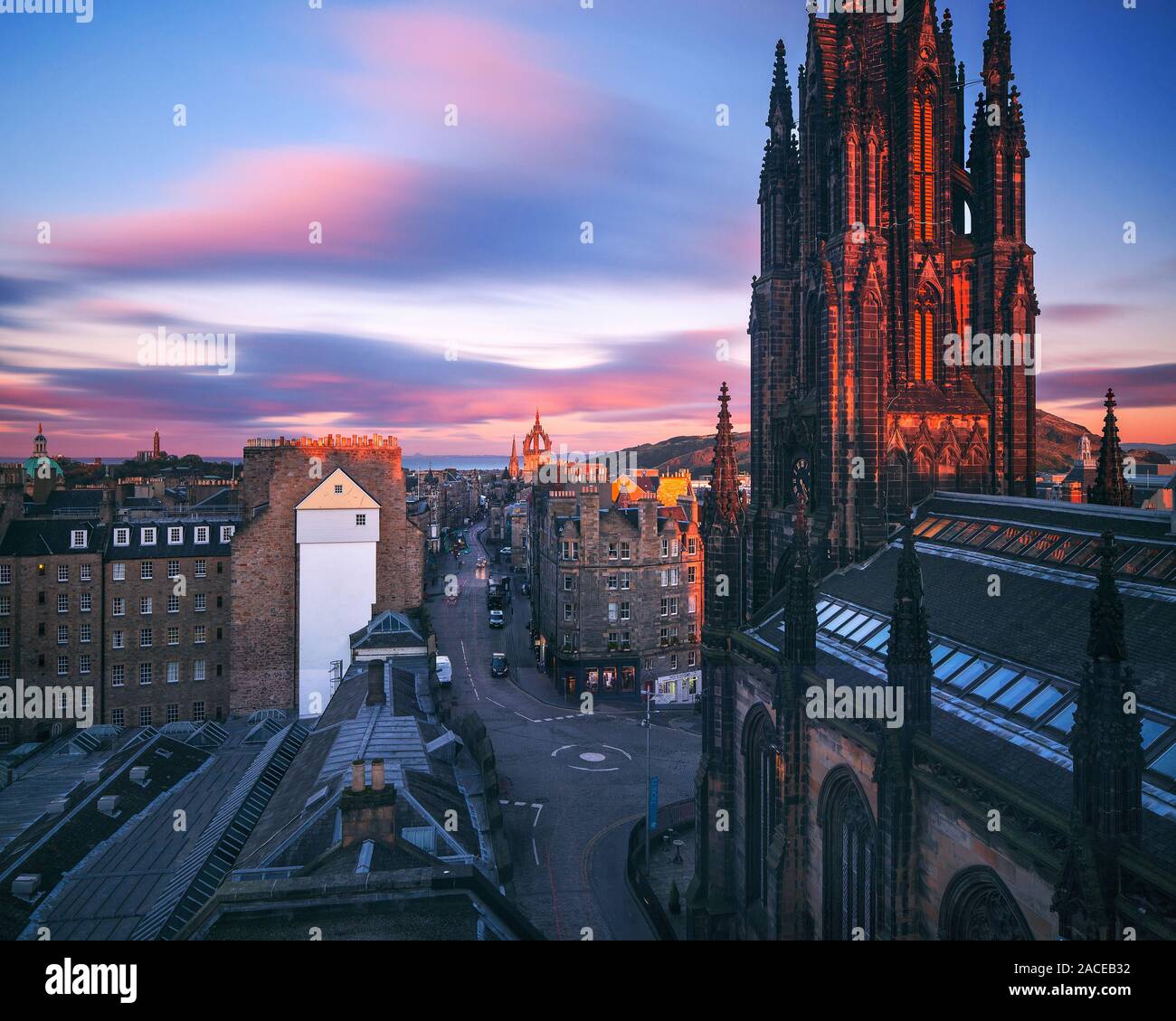 Edinburgh Die Hauptstadt Von Schottland Stockfotografie Alamy