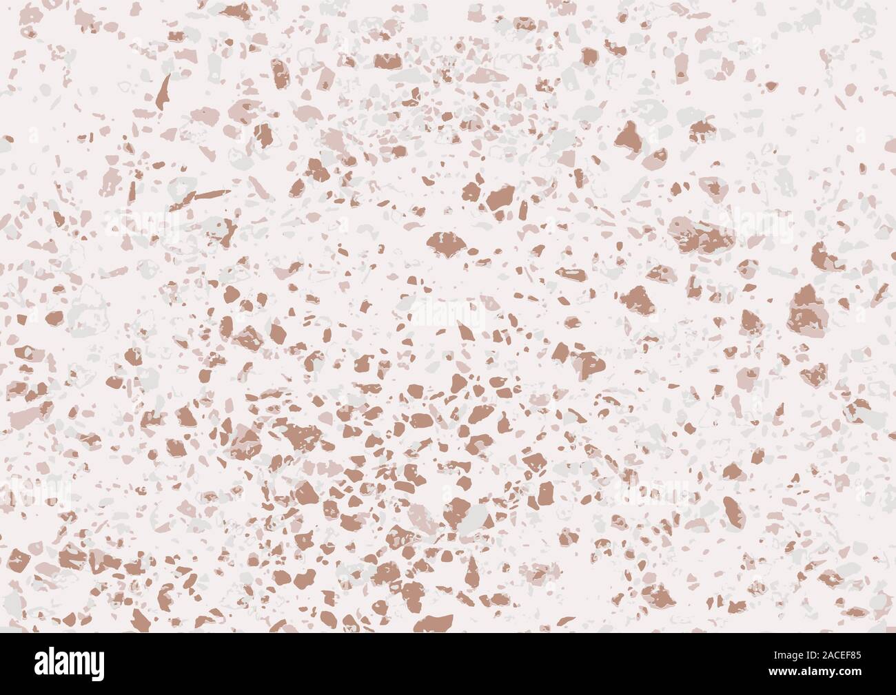 Granit terrazzo abstrakte rosa Hintergrund. Naturstein. Vektor Stock Vektor