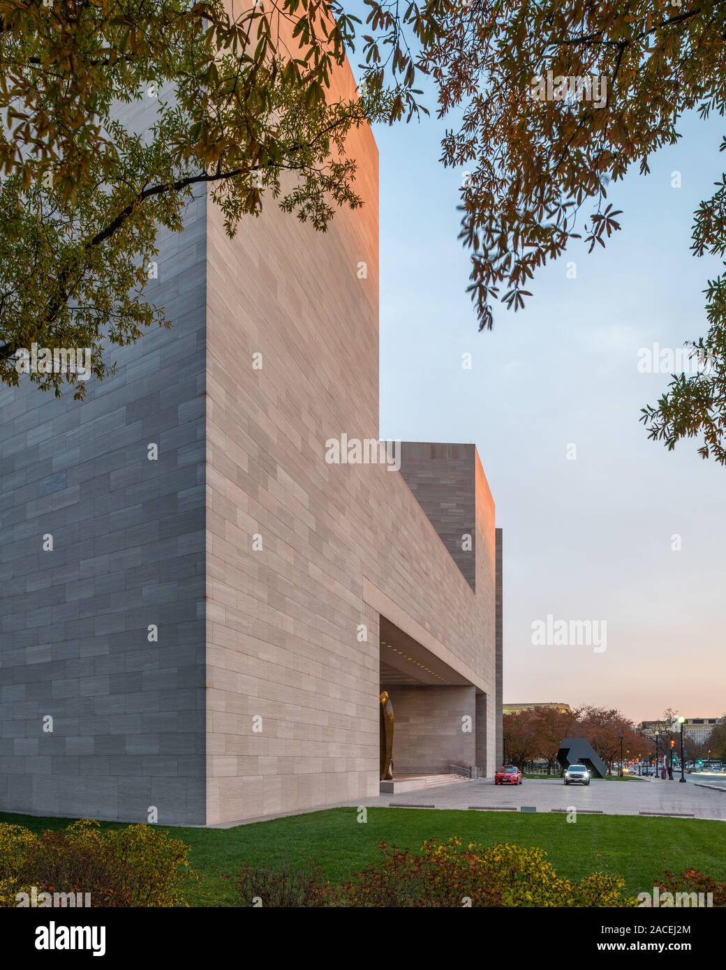 National Gallery Kunst, entworfen von I.M. Pei Stockfoto