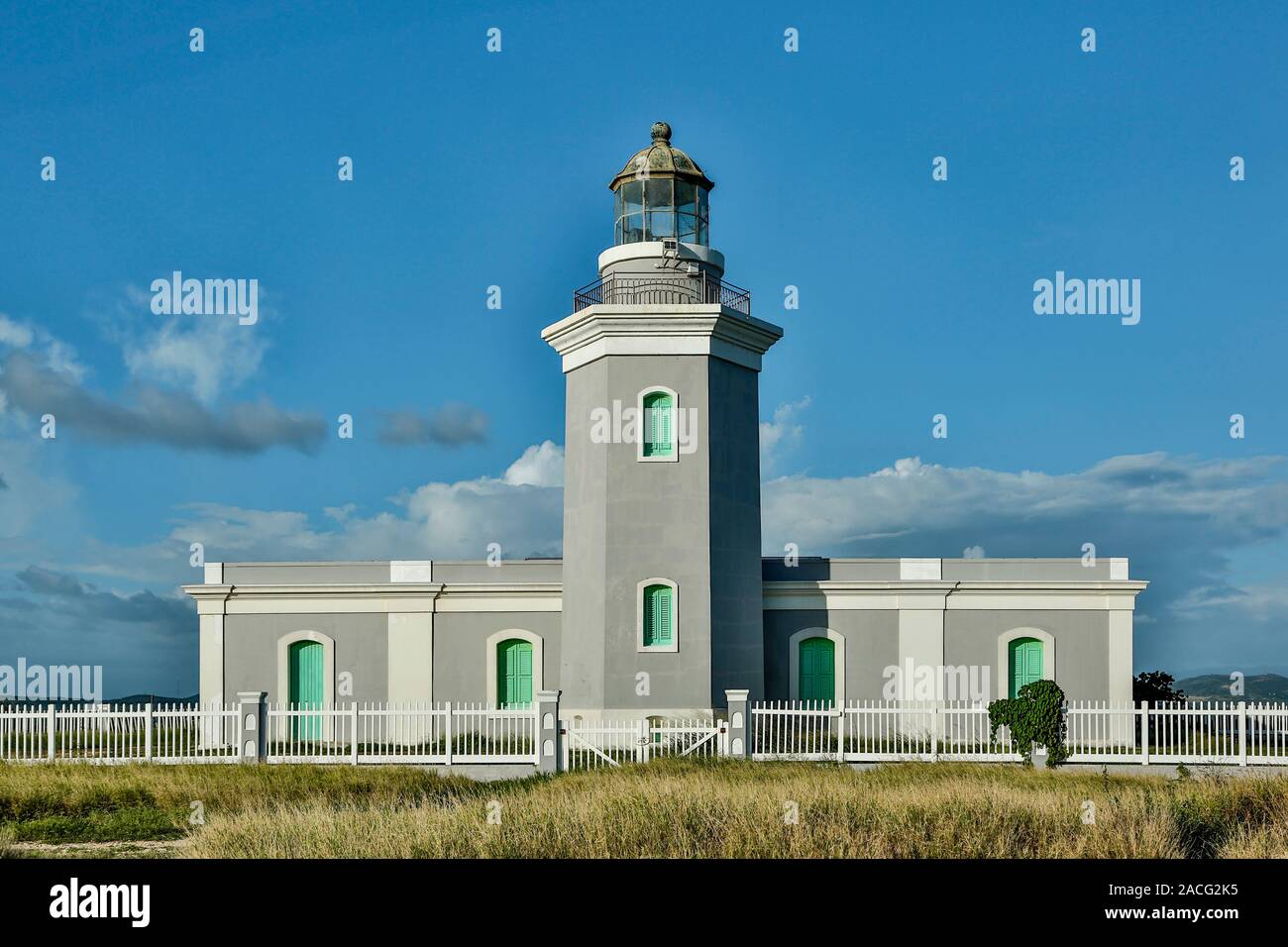 Los Morrillos Leuchtturm (aka Leuchtturm Cabo Rojo), Cabo Rojo Puerto Rico Stockfoto