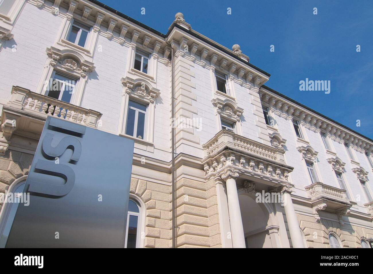 Lugano, Tessin, Schweiz 21 August 2019 Hauptgebäude der Università