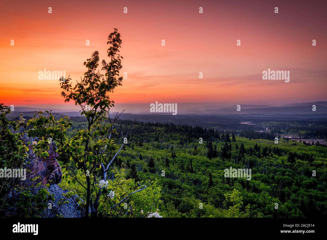Sunrise kanadischen Rockies Stockfoto