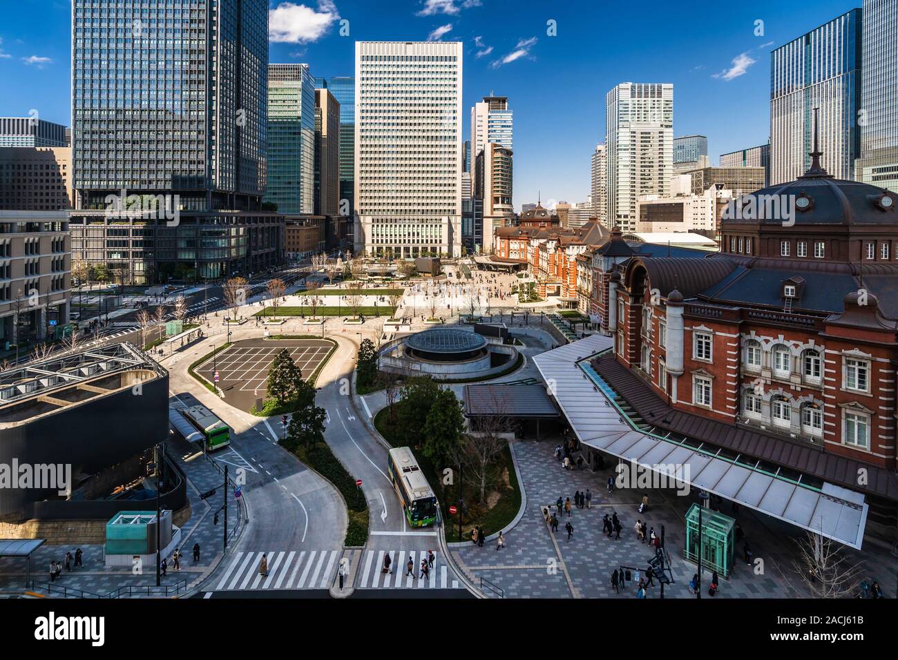 Tokyo Station, ein Bahnhof im Marunouchi Businessviertels in Tokio, Japan. Stockfoto