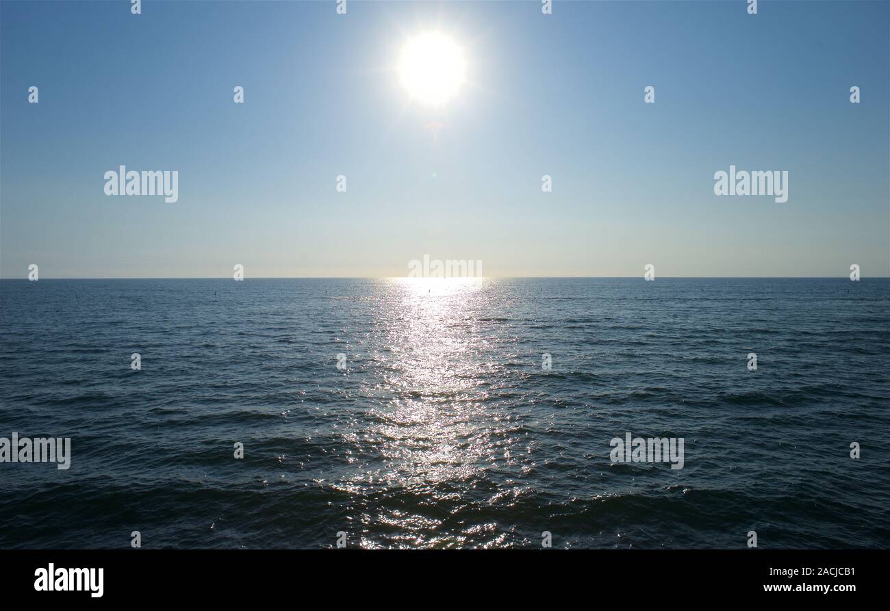 Ein sonniger Tag in Santa Monica, Kalifornien, USA Stockfoto