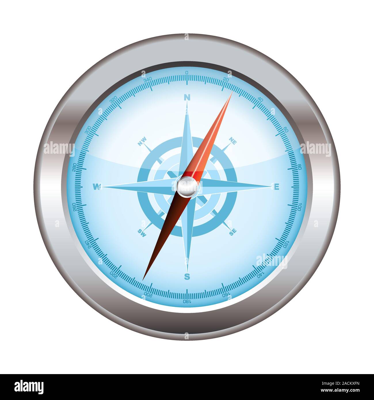 Kompass Symbol modernen Stockfoto