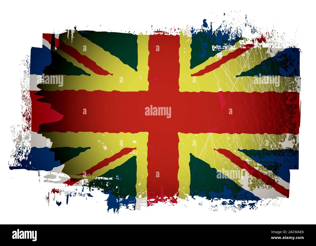 Alte Britische Flagge Stockfoto