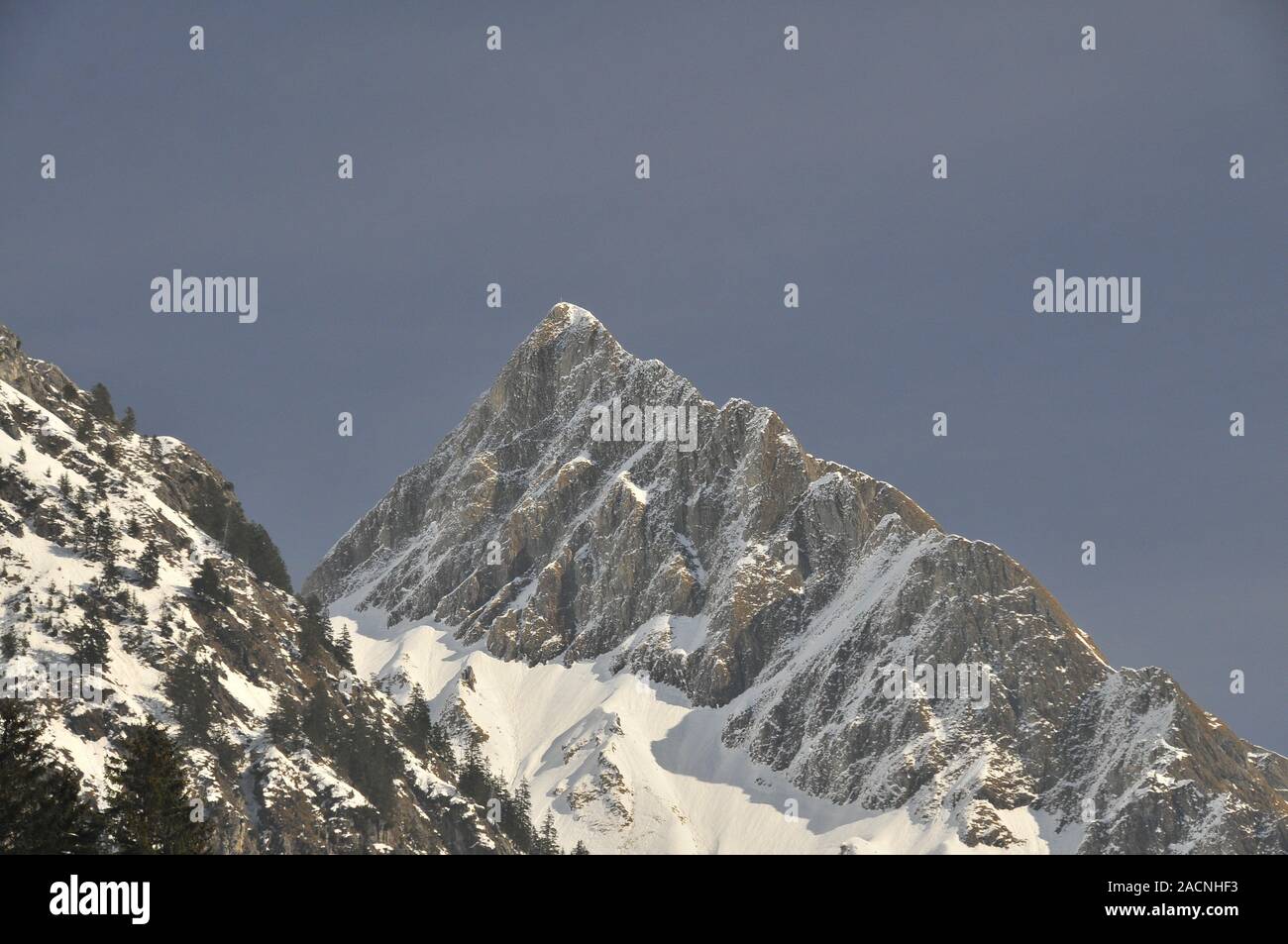 Gipfel der Höfats, 2259 m, in der Nähe von gerstruben Oberstdorf, Allgäuer Alpen, Allgäu, Bayern, Deutschland, Europa Stockfoto