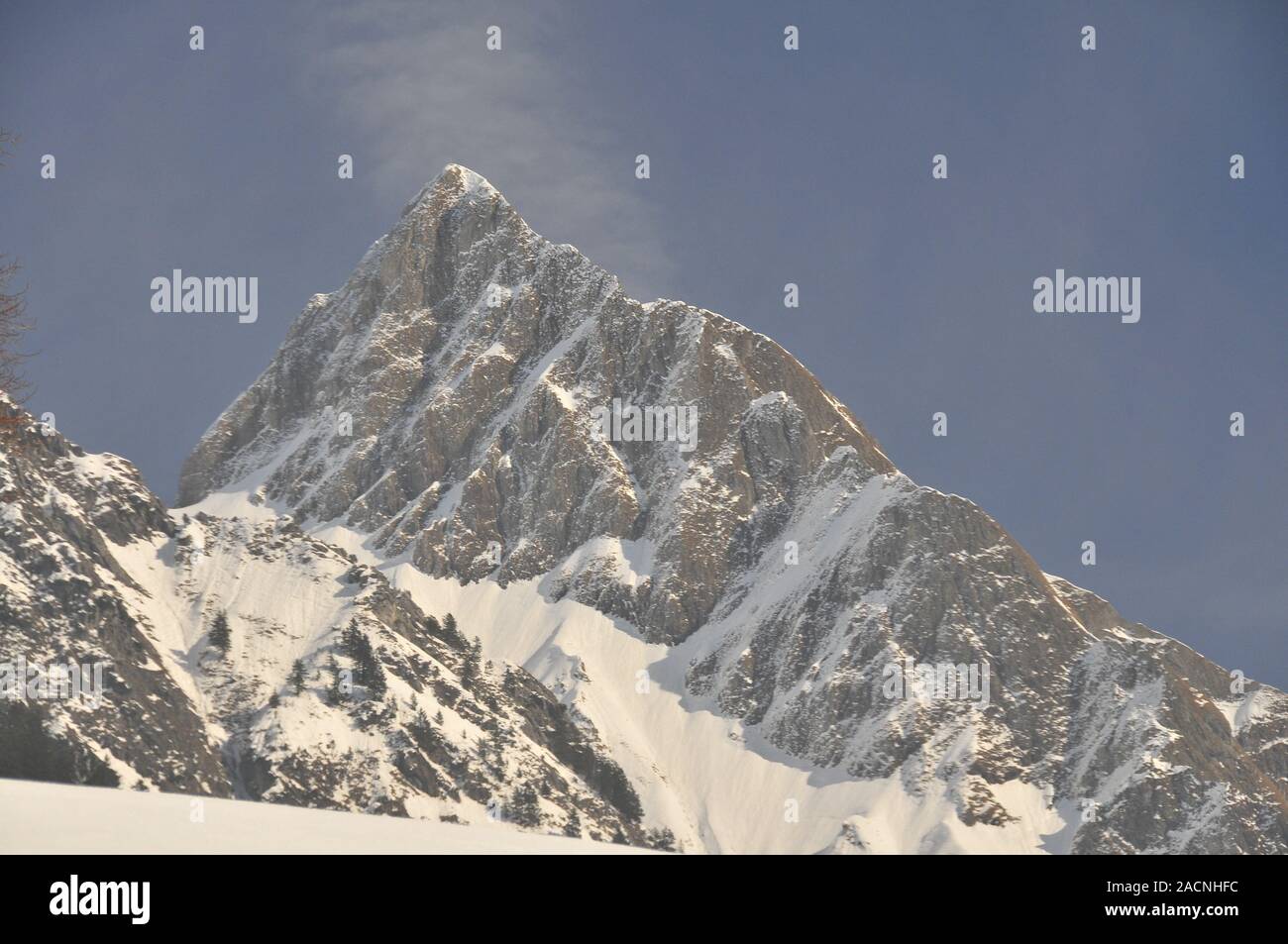 Gipfel der Höfats, 2259 m, in der Nähe von gerstruben Oberstdorf, Allgäuer Alpen, Allgäu, Bayern, Deutschland, Europa Stockfoto
