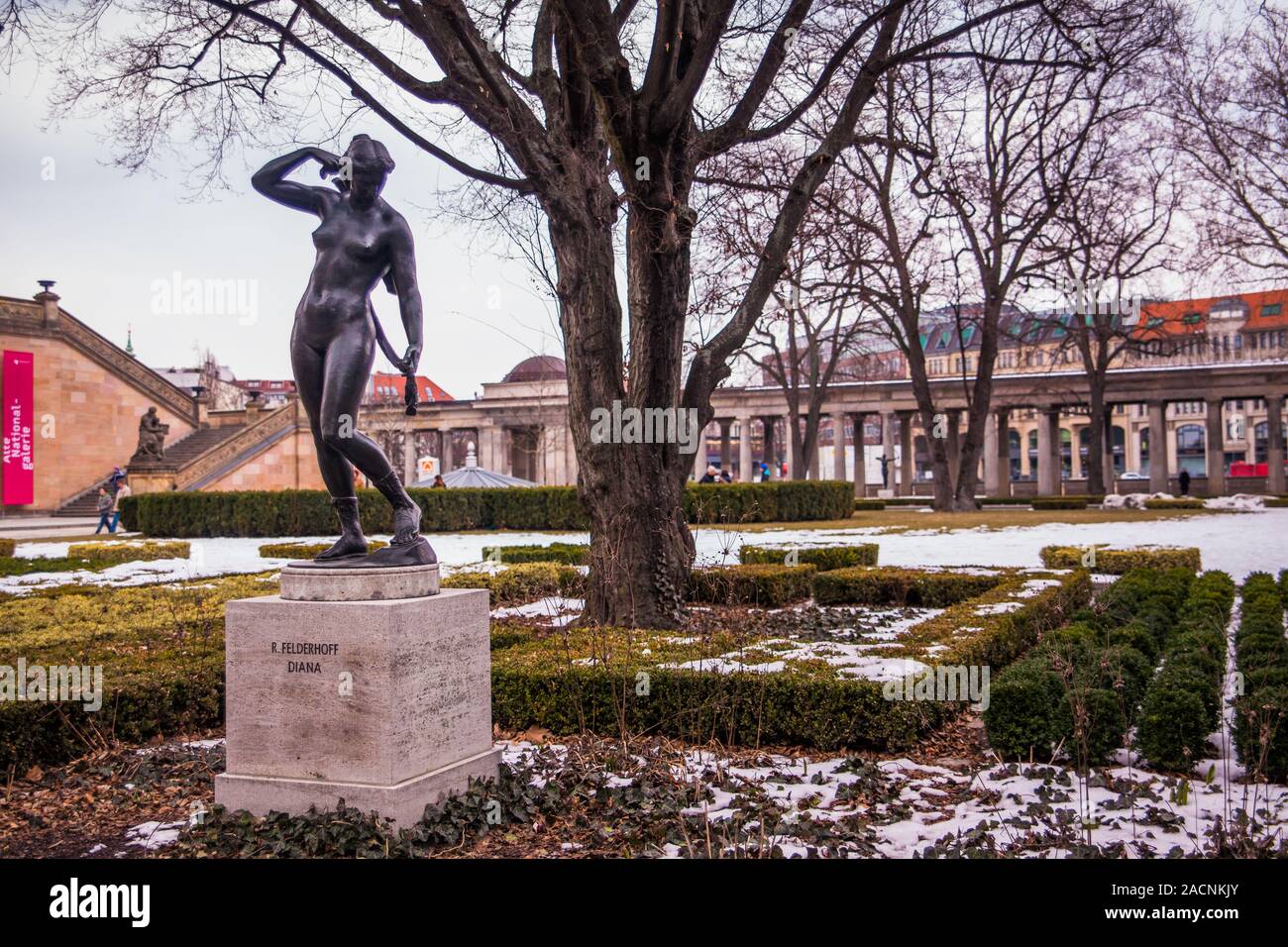 Alte Nationalgalerie, Berlin Stockfoto