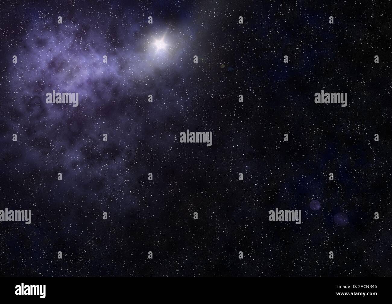 Sternenhimmel Stockfoto