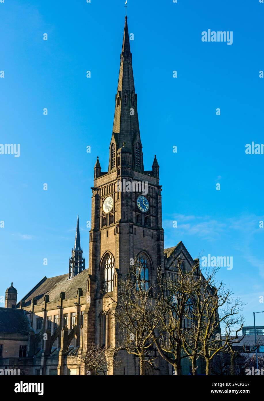 Albion Vereinigte Reformierte Kirche (1895), John Brooke Ashton Under Lyne, Tameside, Manchester, England, Großbritannien Stockfoto