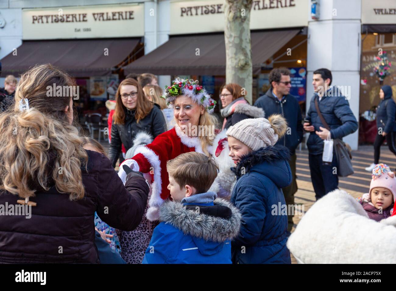 Liebe Wimbledon, Liebe Weihnachten, Wimbledon London Stockfoto