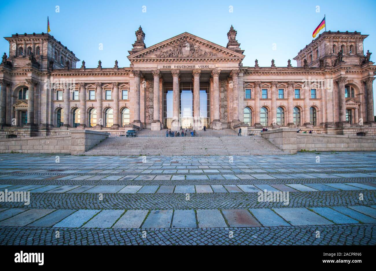 Reichstag in Berlin Stockfoto