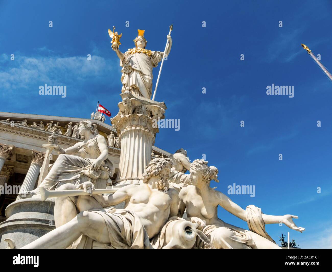 Österreich, Wien, Parlament Stockfoto