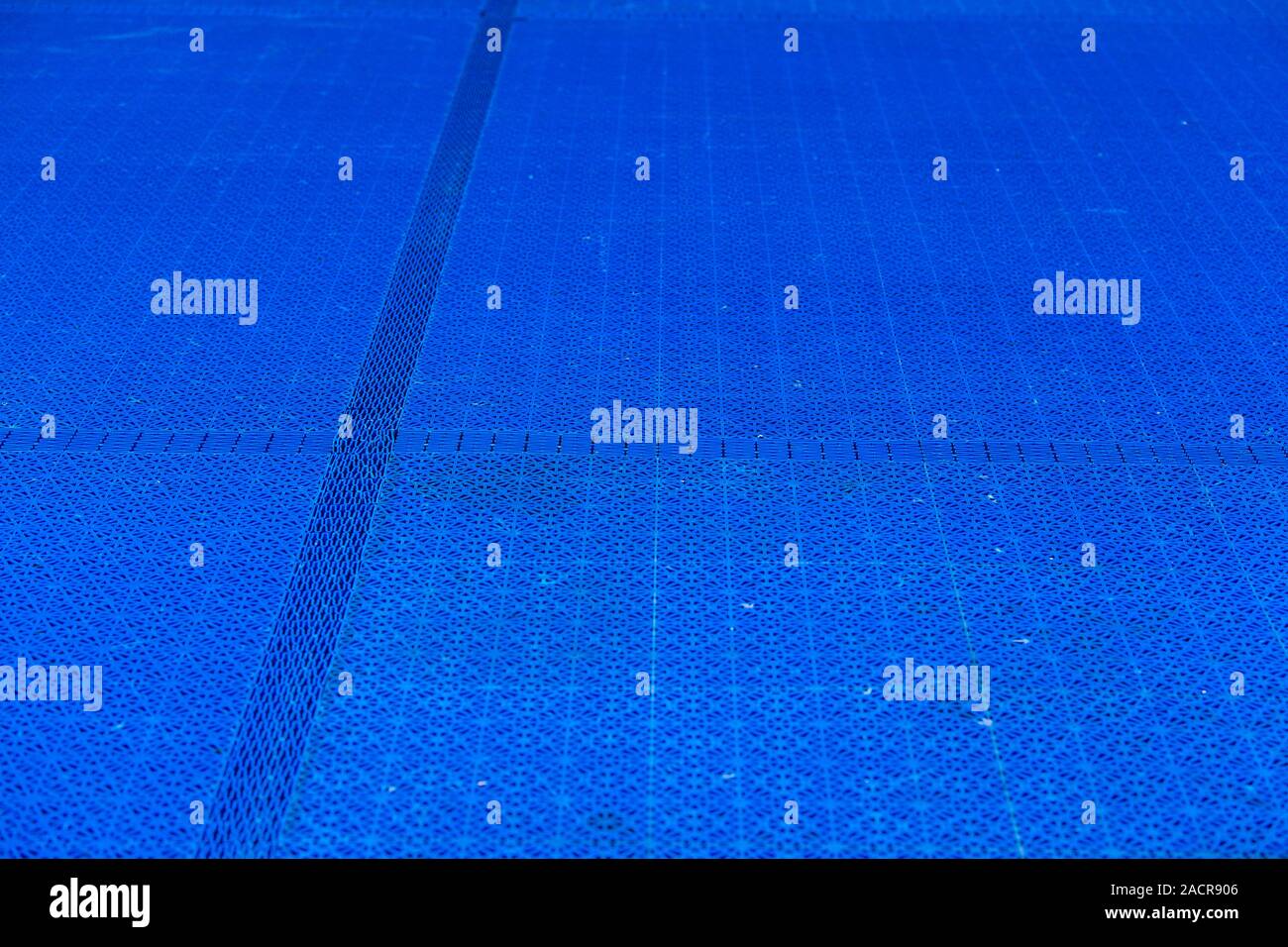 Blaue Bodenbelag Stockfoto
