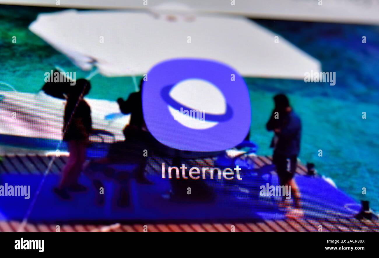 Symbol "Internet" Stockfoto