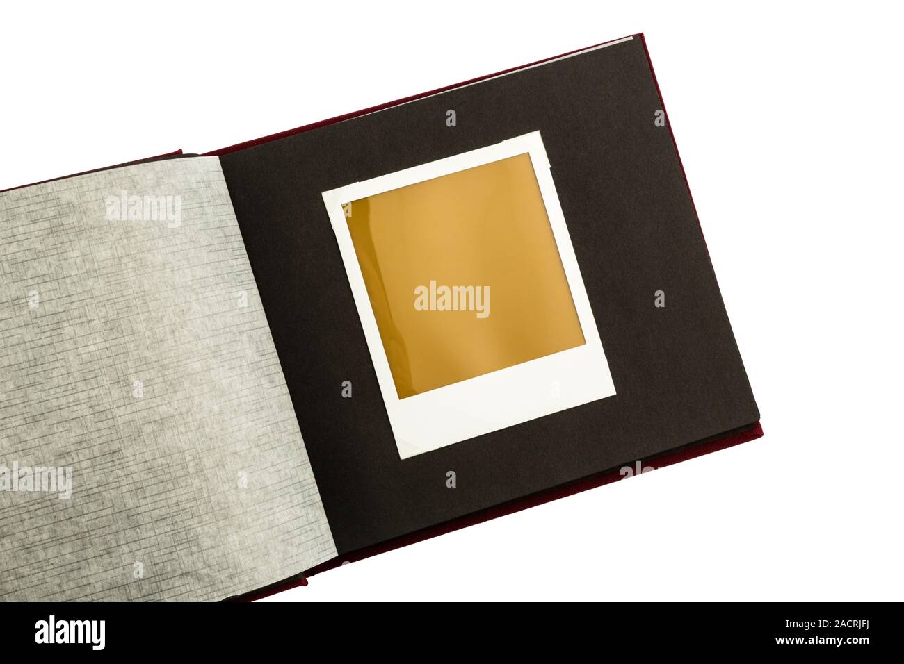 Album auf einem weißen Hintergrund Stockfoto