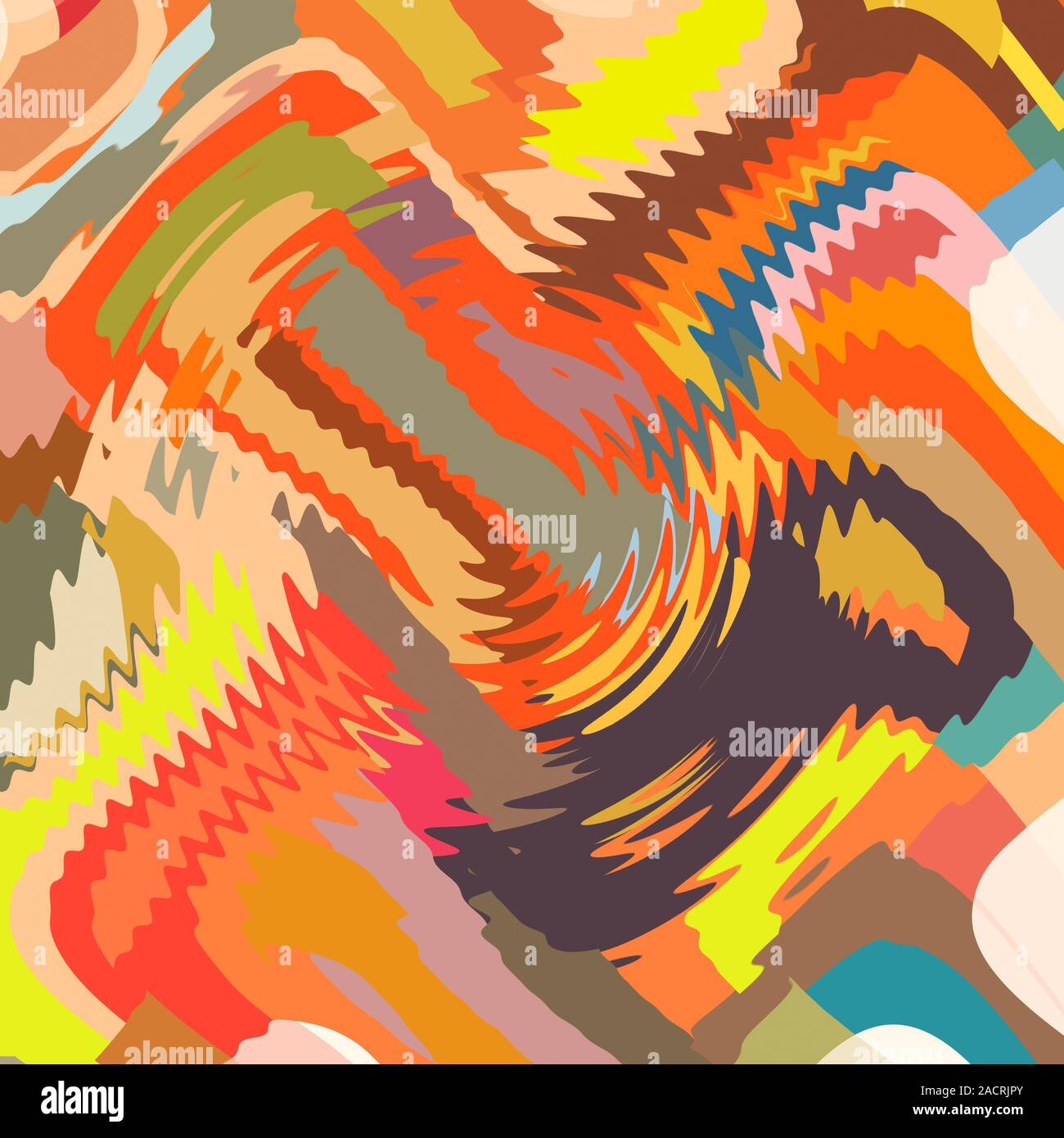 Retro Farbe Art. Kreative doodles mit verschiedenen Formen und Collage. Moderne abstrakte und grafische Formen und Elemente. Gut für Poster, Broschüre, druckt. Stockfoto