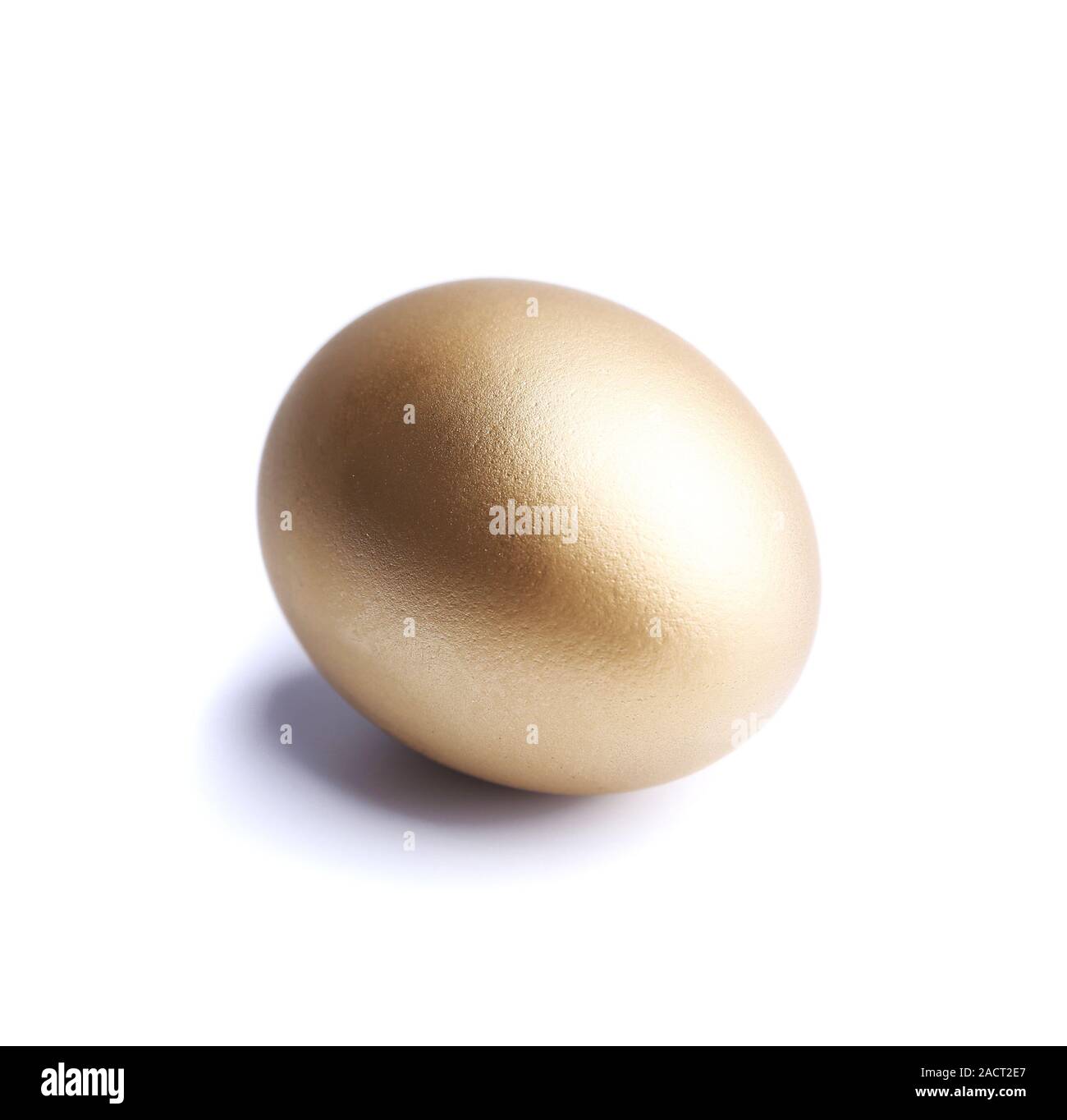 Goldenes Ei, ein Symbol des Geldverdienens. Stockfoto