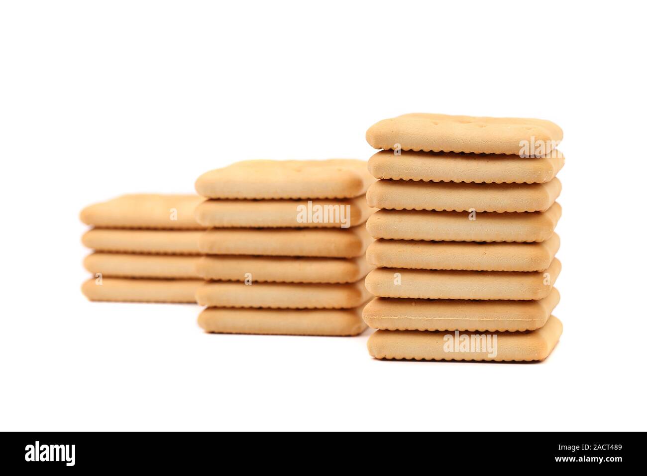 Dem Spiel Saltine Soda Cracker. Stockfoto