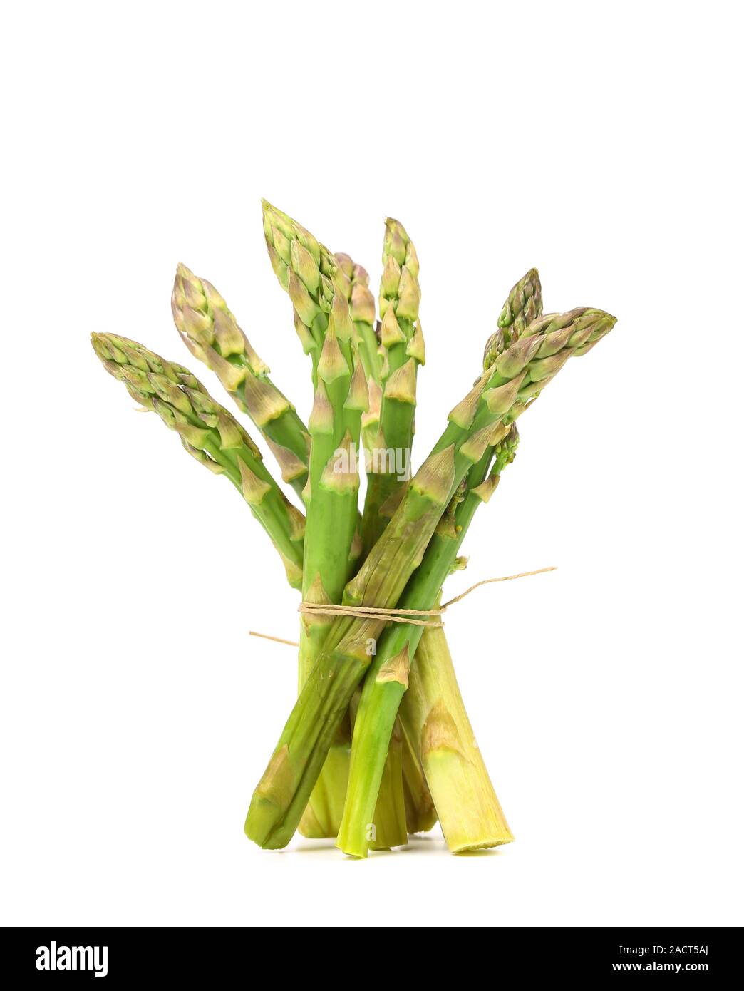 Haufen von Spargeln. Stockfoto