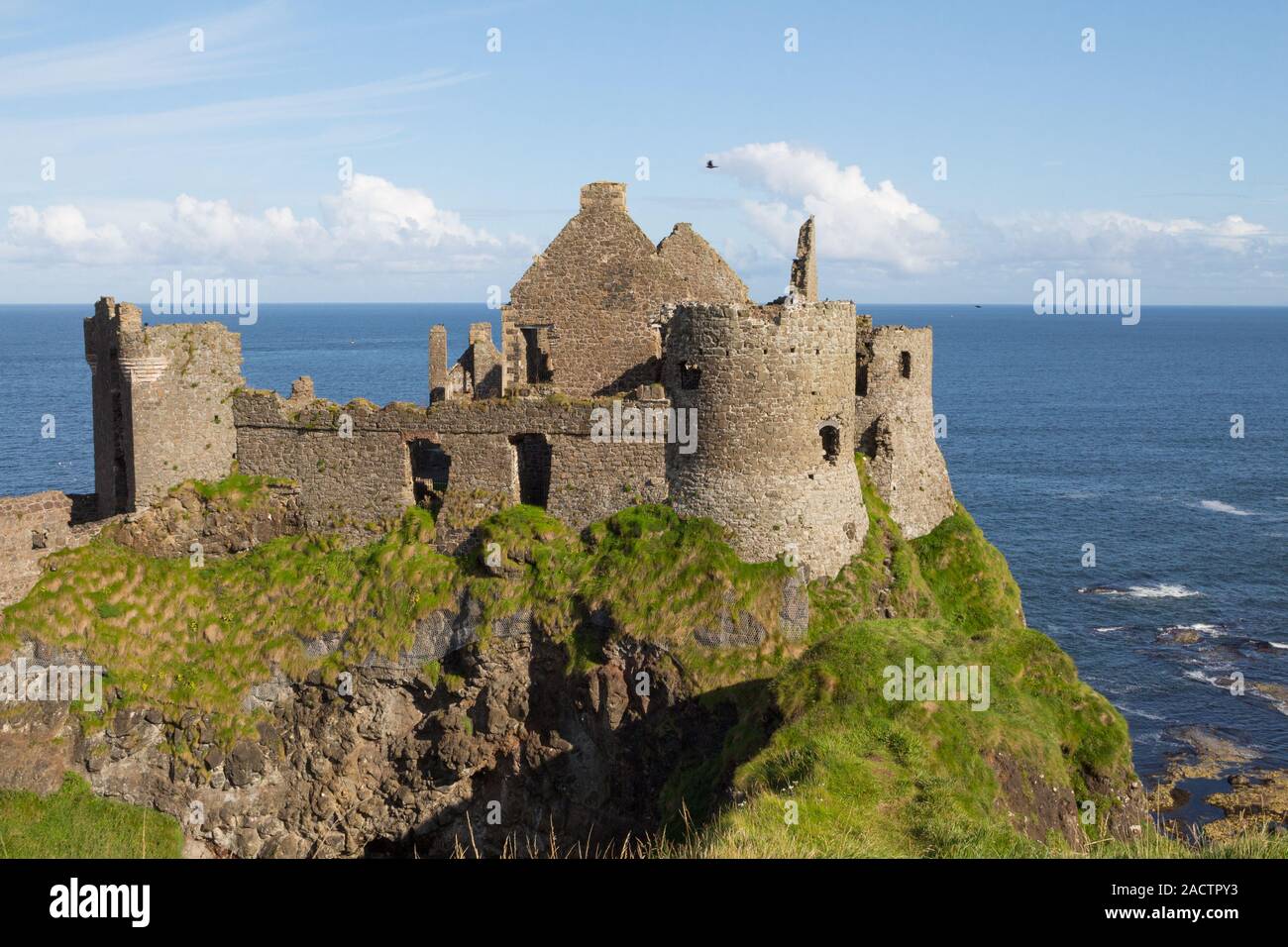 Dunluce Castle Irland Stockfoto